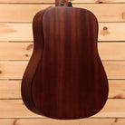 Martin D10e dreadnought acoustic-electric guitar natural finish with solid spruce top
