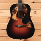 Martin DJR10E Streetmaster dreadnought acoustic guitar mahogany burst with distressed finish