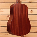Martin DJR10E Streetmaster dreadnought acoustic guitar mahogany burst with fluted back
