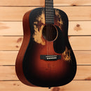 Martin DJR10E Streetmaster dreadnought acoustic guitar mahogany burst with distressed finish