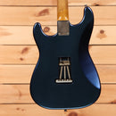 Shabat Lynx Standard electric guitar Cosmic Blue colorshifting finish pre-owned with single-coil pickups