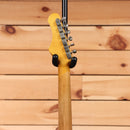 Shabat Lynx Standard electric guitar Cosmic Blue Colorshifting pre-owned with maple neck and black headstock details