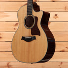 Taylor 614ce Grand Auditorium acoustic-electric guitar natural finish with venetian cutaway