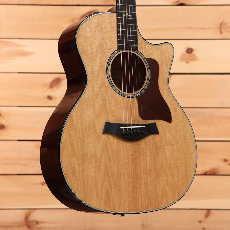 Taylor 614ce Grand Auditorium acoustic-electric guitar natural finish with venetian cutaway