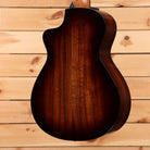 Taylor 222cek DLX acoustic guitar Shaded Edgeburst with venetian cutaway