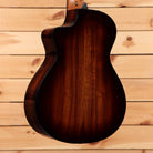 Taylor 222cek-dlx acoustic guitar Shaded Edgeburst finish with venetian cutaway