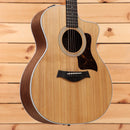 Taylor 214ce Grand Auditorium acoustic-electric guitar natural finish with venetian cutaway
