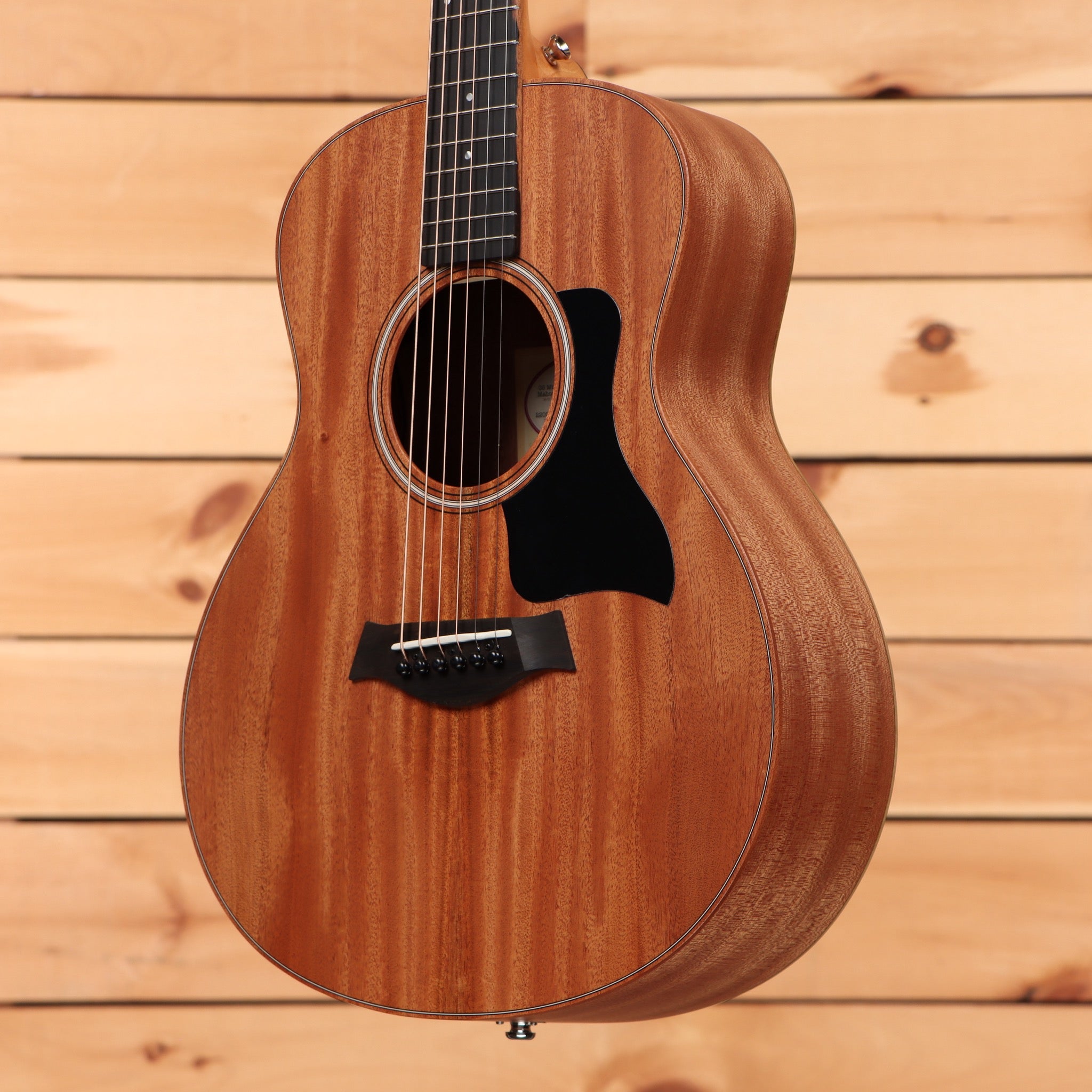 Taylor GS Mini-e mahogany acoustic-electric guitar natural finish with cutaway body