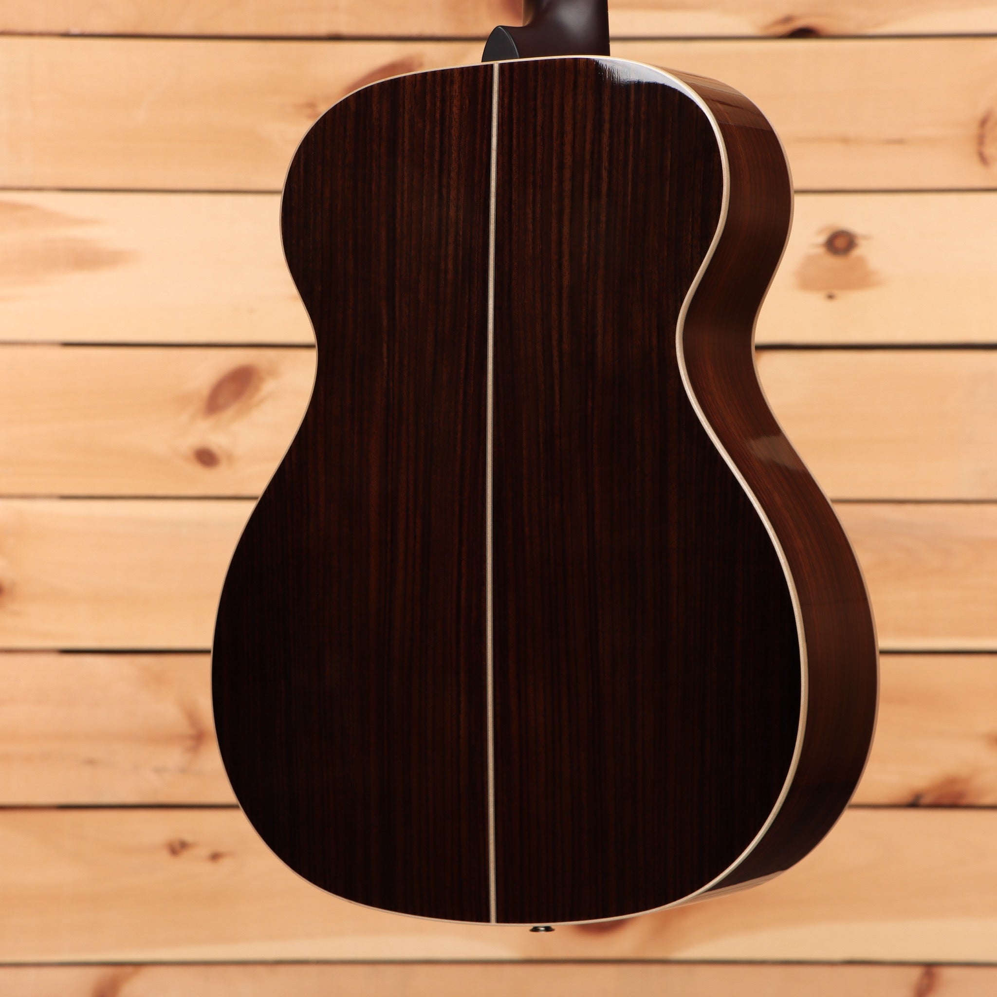 Boucher SG51-V pre-owned acoustic guitar natural finish with white binding detail