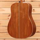 Boucher BG42 dreadnought acoustic guitar natural finish pre-owned with white binding