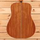 Boucher BG42 dreadnought acoustic guitar natural finish pre-owned with center seam detail