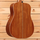 Boucher BG42 dreadnought acoustic guitar natural finish pre-owned with white binding