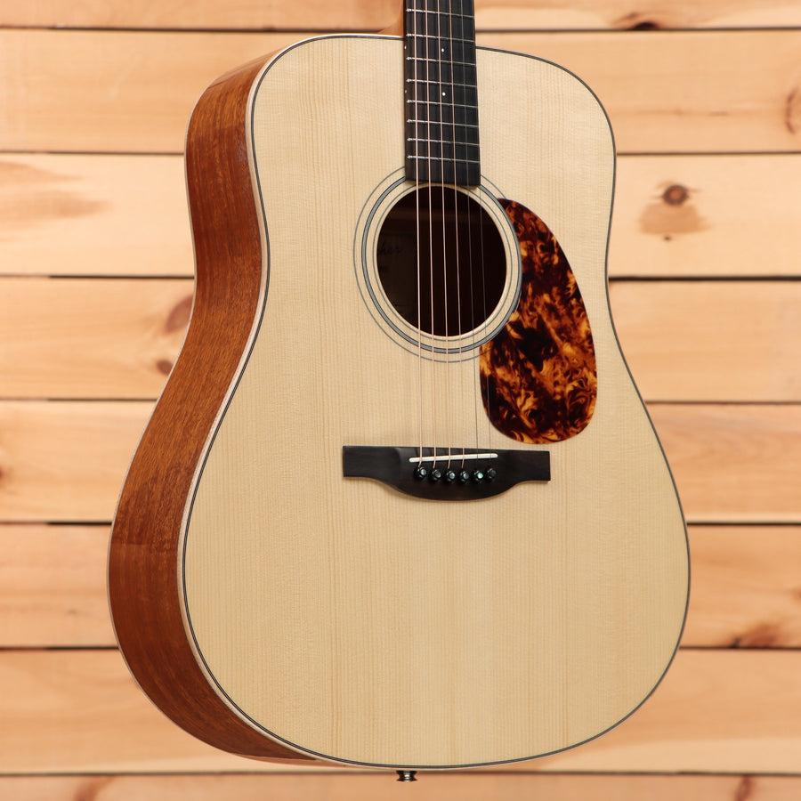 Boucher BG42 dreadnought acoustic guitar natural finish pre-owned with tortoiseshell pickguard