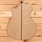 Taylor Custom TF natural pre-owned acoustic guitar with quilted maple top and bound edges