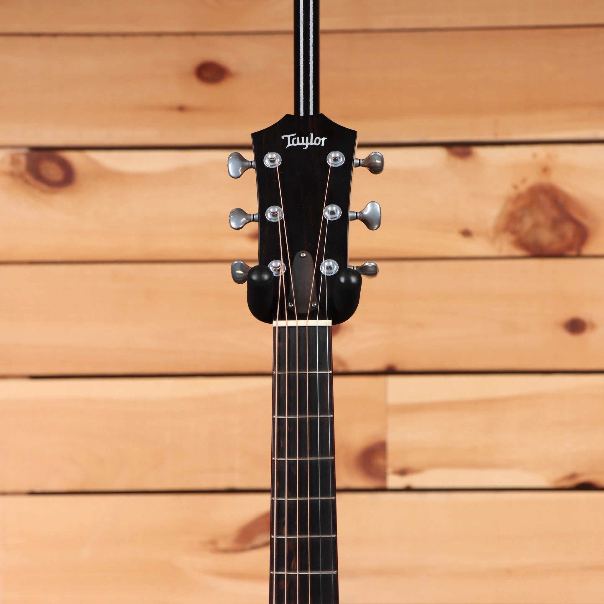 Taylor Custom TF natural pre-owned acoustic guitar with chrome tuning machines