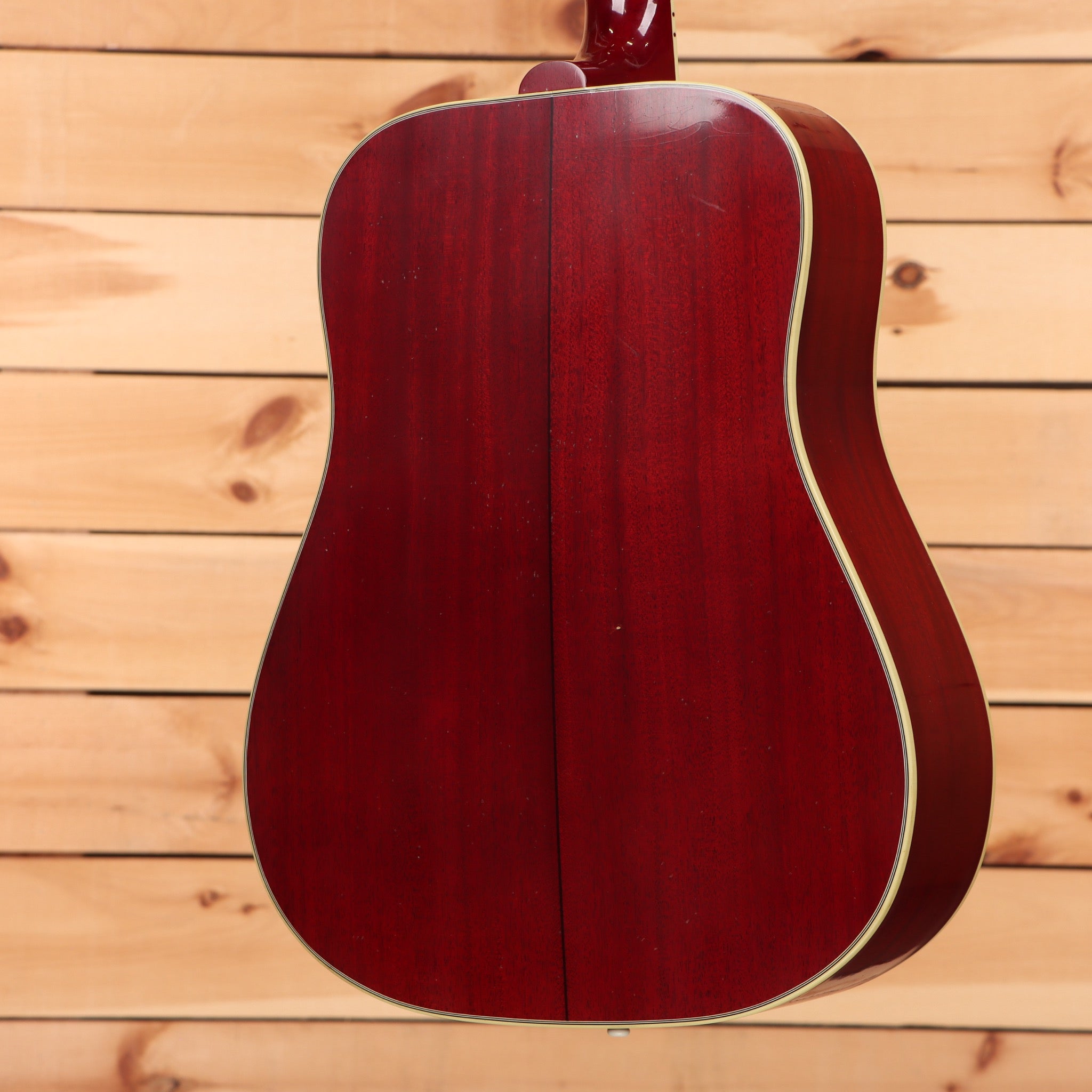Gibson 1963 Country Western dreadnought acoustic guitar heavy aged smoked natural with bound edges