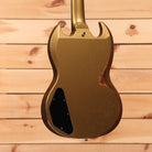 Gibson 61 SG Standard Ultra Heavy Aged electric guitar Aged Double Gold with dual humbuckers