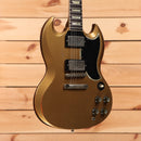 Gibson SG Standard Ultra Heavy Aged electric guitar double gold finish with dual humbuckers