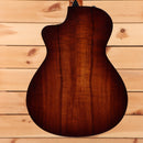Taylor 222cek-DLX acoustic guitar Shaded Edgeburst pre-owned with cutaway body