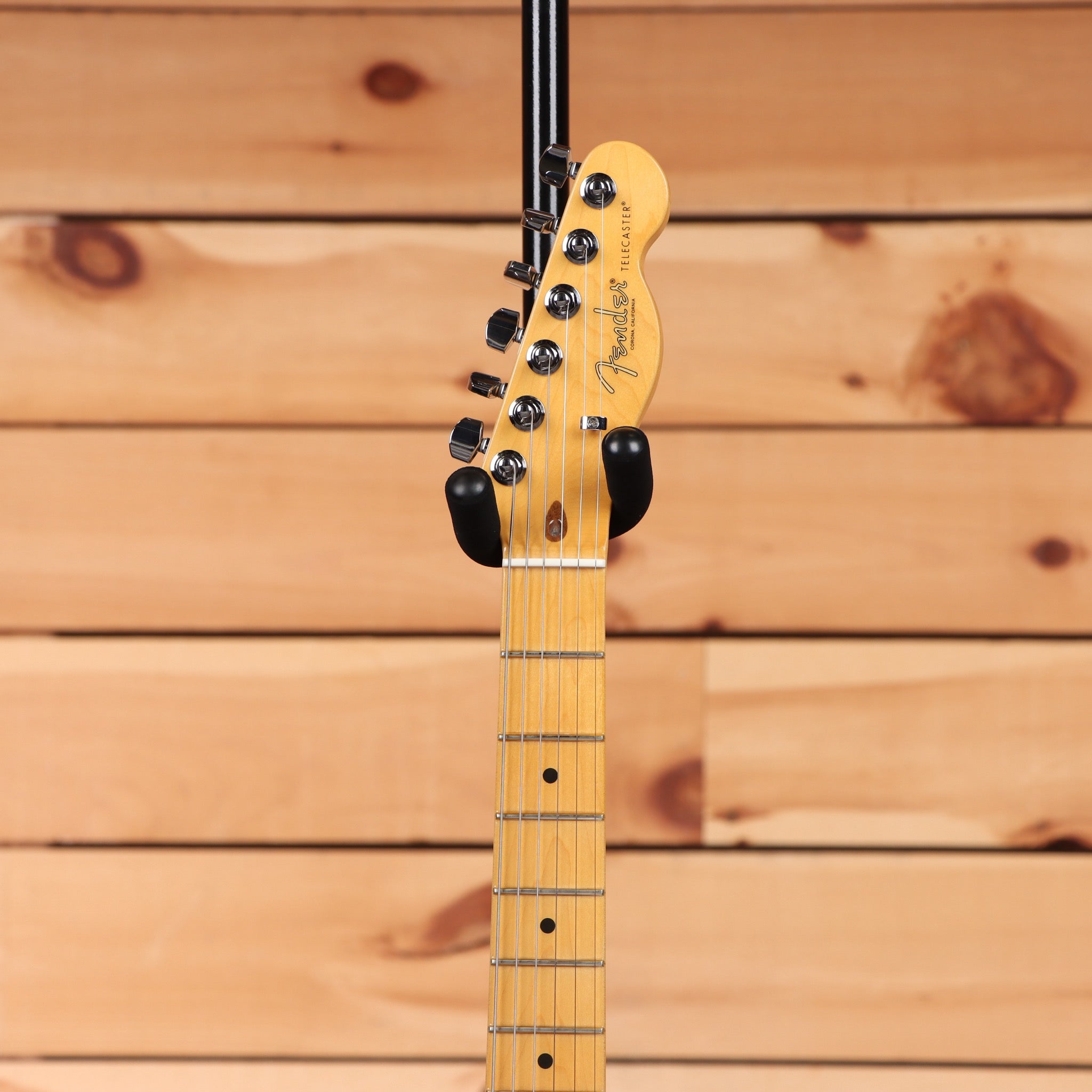 Pre-owned Fender American Professional II Telecaster electric guitar black finish maple neck