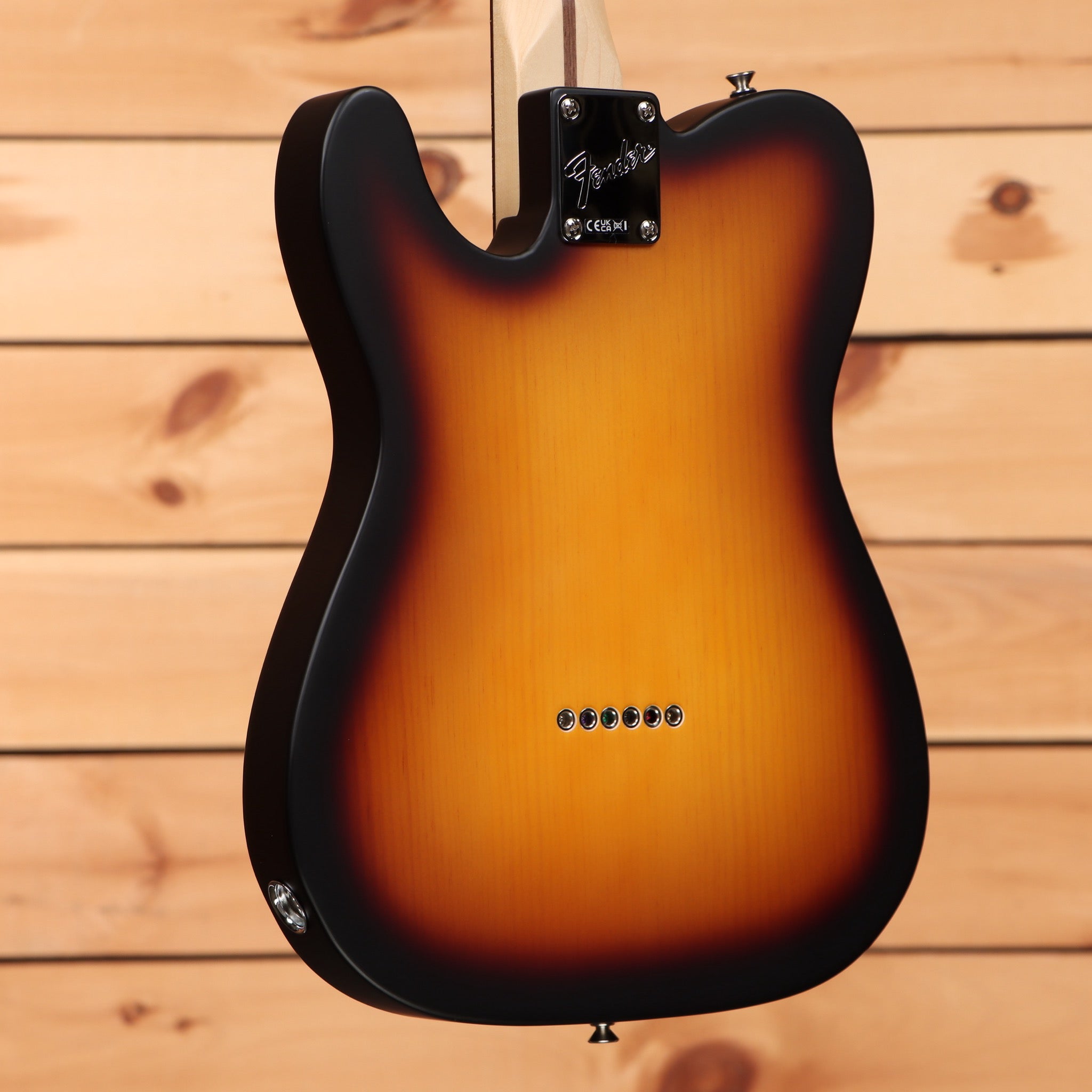 Fender Ltd American Performer Timber Telecaster pre-owned electric guitar 2-Color Sunburst with single-coil pickups