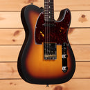Fender Ltd American Performer Timber Telecaster electric guitar 2-color sunburst pre-owned with tortoiseshell pickguard