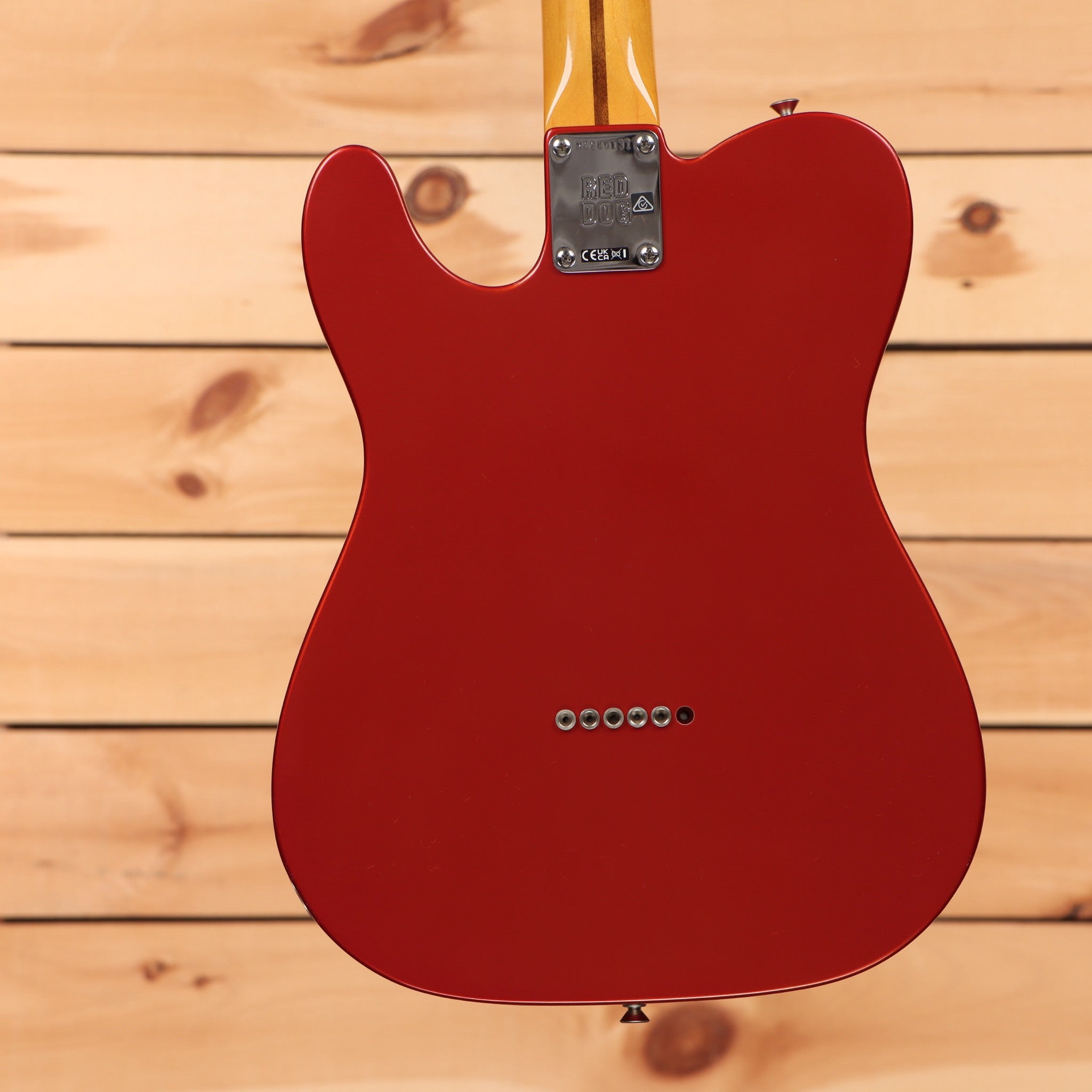 Fender Stories Collection Mike Campbell Red Dog Telecaster electric guitar Red Dog Red with single-coil pickups