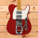 Fender Stories Collection Mike Campbell Red Dog Telecaster electric guitar Red Dog Red with tremolo bridge and dual humbucker pickups
