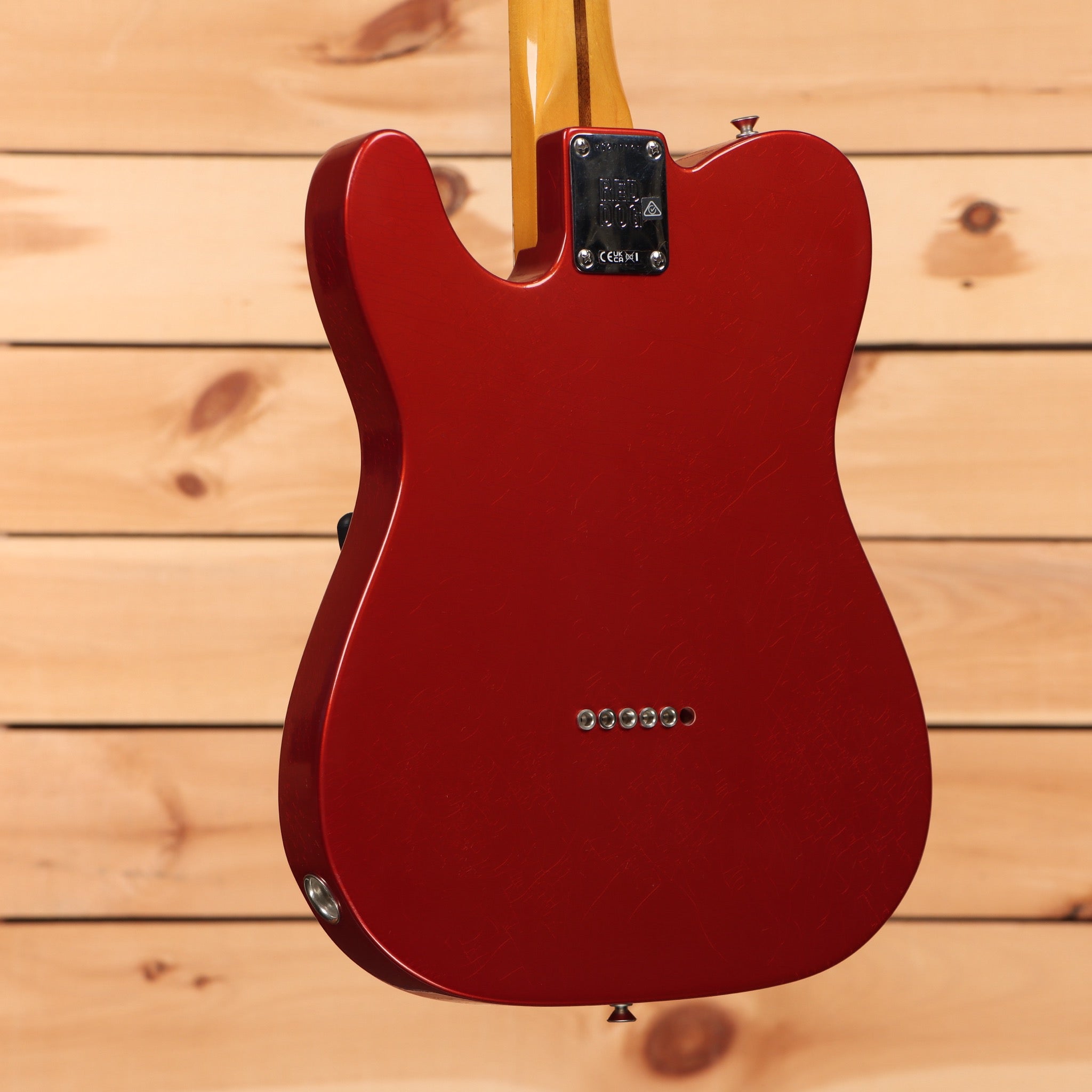 Fender Stories Collection Mike Campbell Red Dog Telecaster electric guitar Red Dog Red with single-coil pickups