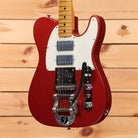 Fender Stories Collection Mike Campbell Red Dog Telecaster electric guitar Red Dog Red with Bigsby vibrato bridge