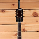 Gretsch Limited Electromatic Flame Okoume Broadkaster Jr. semi-hollow electric guitar Roundup Orange Stain with Bigsby tremolo