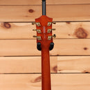 Gretsch Limited Electromatic Flame Okoume Broadkaster Jr. semi-hollow electric guitar Roundup Orange Stain with Bigsby tremolo
