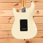 Fender American Professional II Stratocaster pre-owned electric guitar Olympic White with black pickguard
