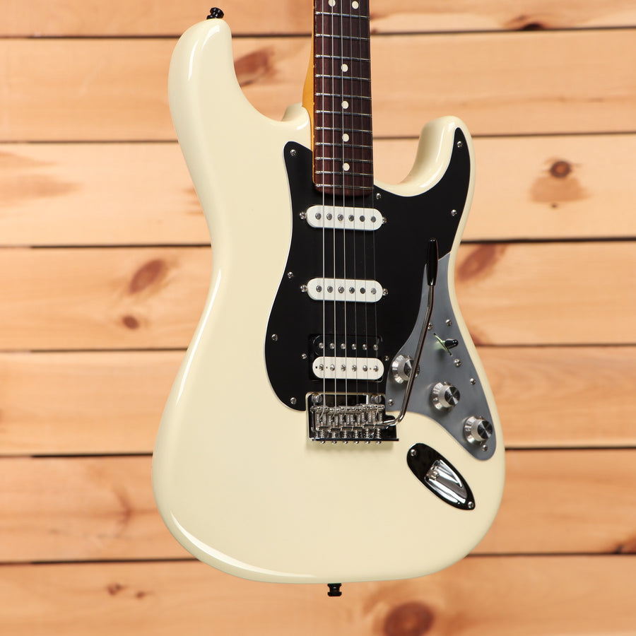 Pre-owned Fender American Professional II Stratocaster electric guitar Olympic White with single-coil pickups