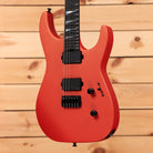 Jackson American Series Soloist SL2MG HT electric guitar Satin Lambo Orange with dual humbucker pickups