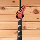 Jackson American Series Soloist SL2MG-HT electric guitar Satin Lambo Orange with maple fretboard inlays