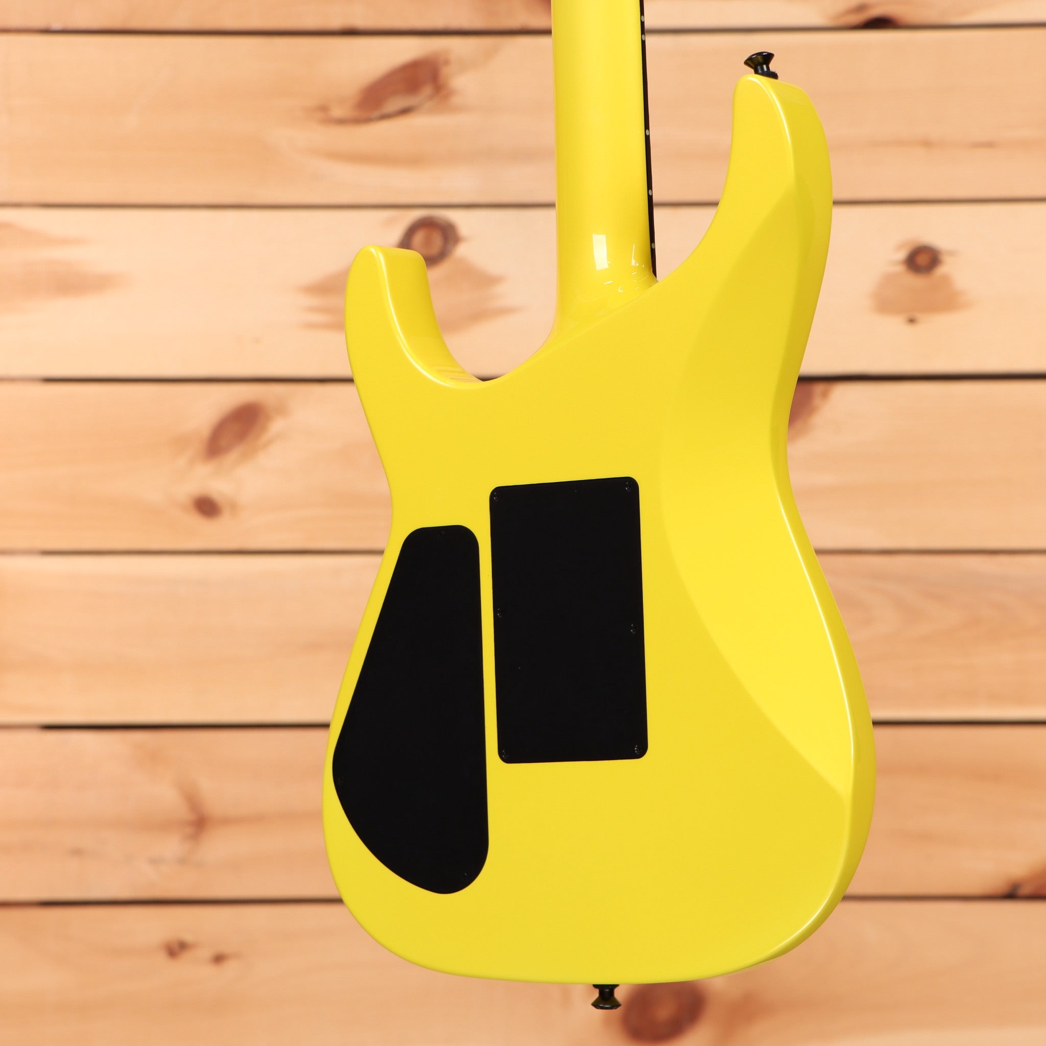 Jackson American Series Soloist SL2 DX electric guitar Lemon Ice with black pickguard