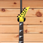 Jackson American Series Soloist SL2 DX electric guitar Lemon Ice with black hardware and sharp angular headstock