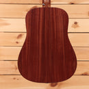 Martin D-JRE dreadnought acoustic guitar natural finish with mahogany back and sides