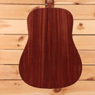 Martin D-JRE dreadnought acoustic guitar natural finish with mahogany back and sides