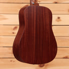 Martin D-JRE dreadnought acoustic guitar natural finish with mahogany back and sides