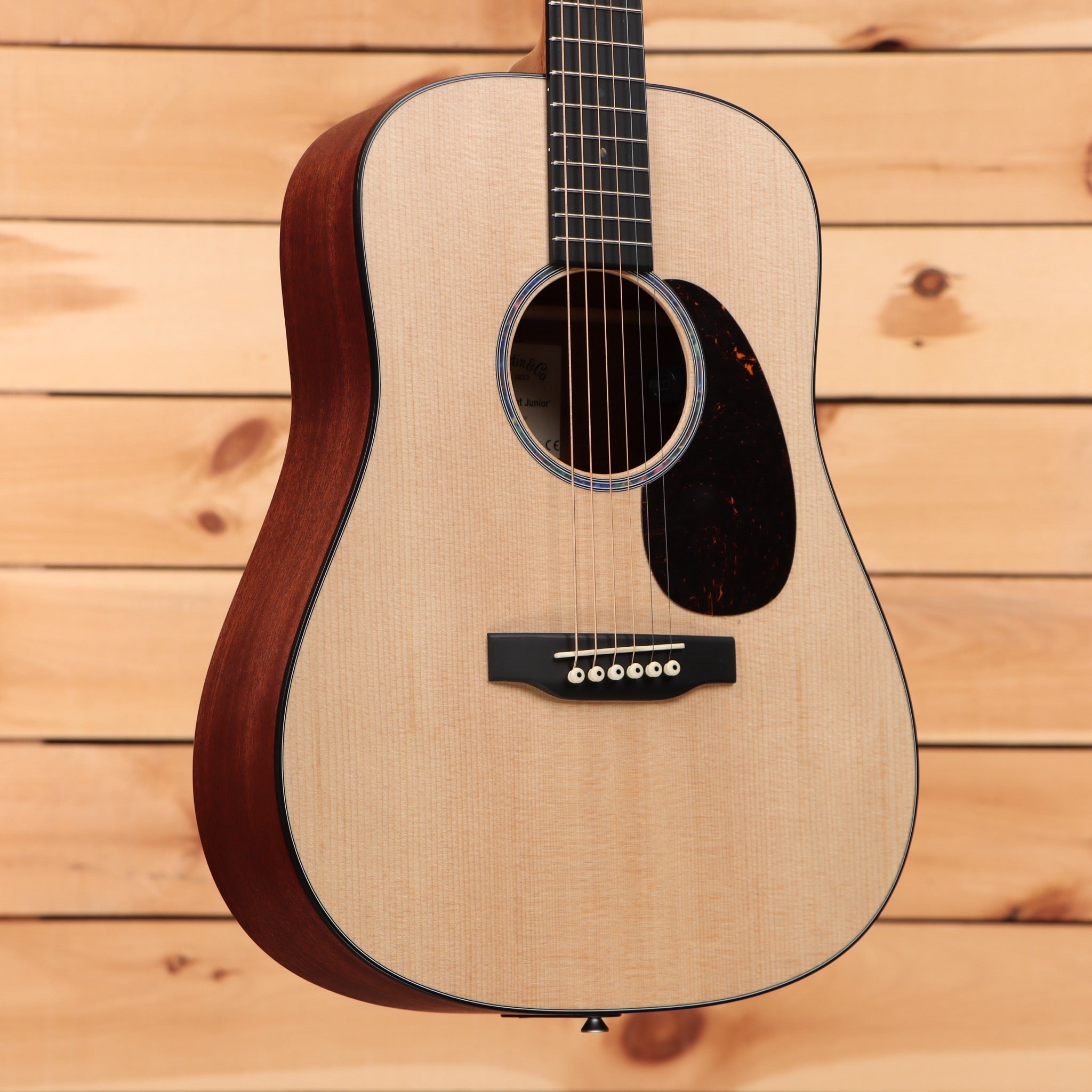 Martin D-JRE dreadnought acoustic guitar natural finish with rosewood back and sides