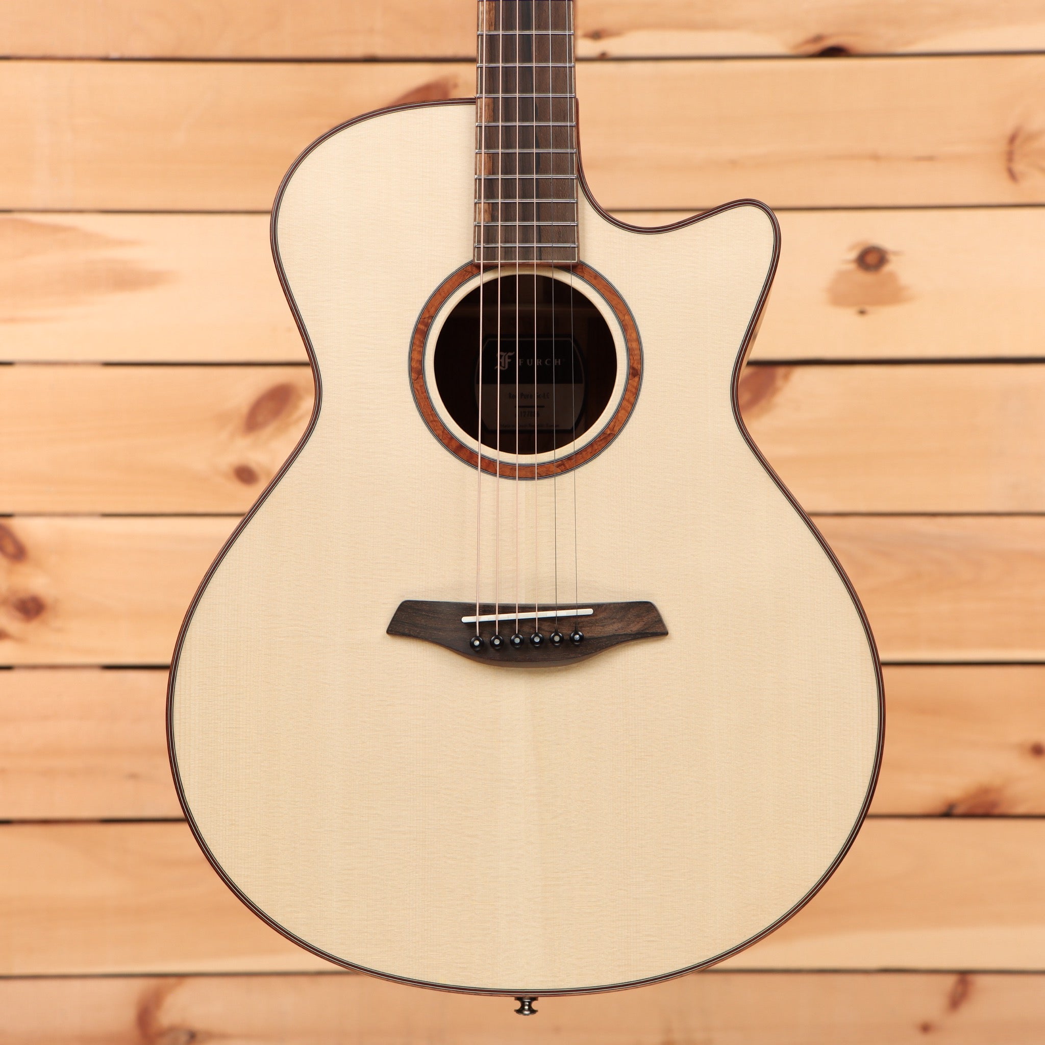 Furch Red Pure GC-LC natural acoustic guitar with cutaway and rosewood rosette