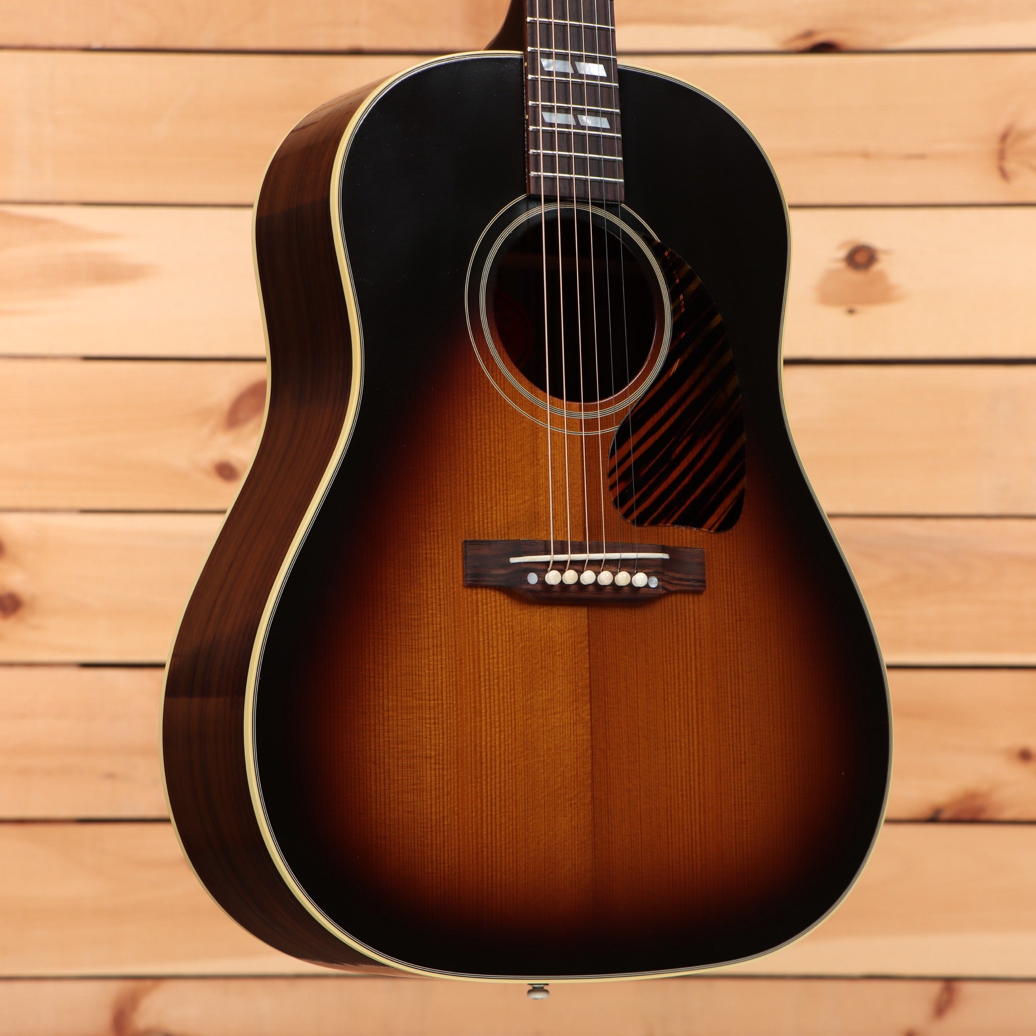 Gibson 1942 Banner Southern Jumbo acoustic guitar vintage sunburst with 12-string configuration