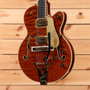 Gretsch Limited Edition Falcon Center Block Jr. semi-hollow electric guitar Roundup Orange Stain with Bigsby tremolo