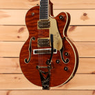 Gretsch Limited Edition Falcon Center Block Jr. semi-hollow electric guitar Roundup Orange Stain with Bigsby tremolo
