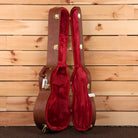 Gibson L00 original vintage sunburst acoustic guitar with red velvet-lined hardshell case
