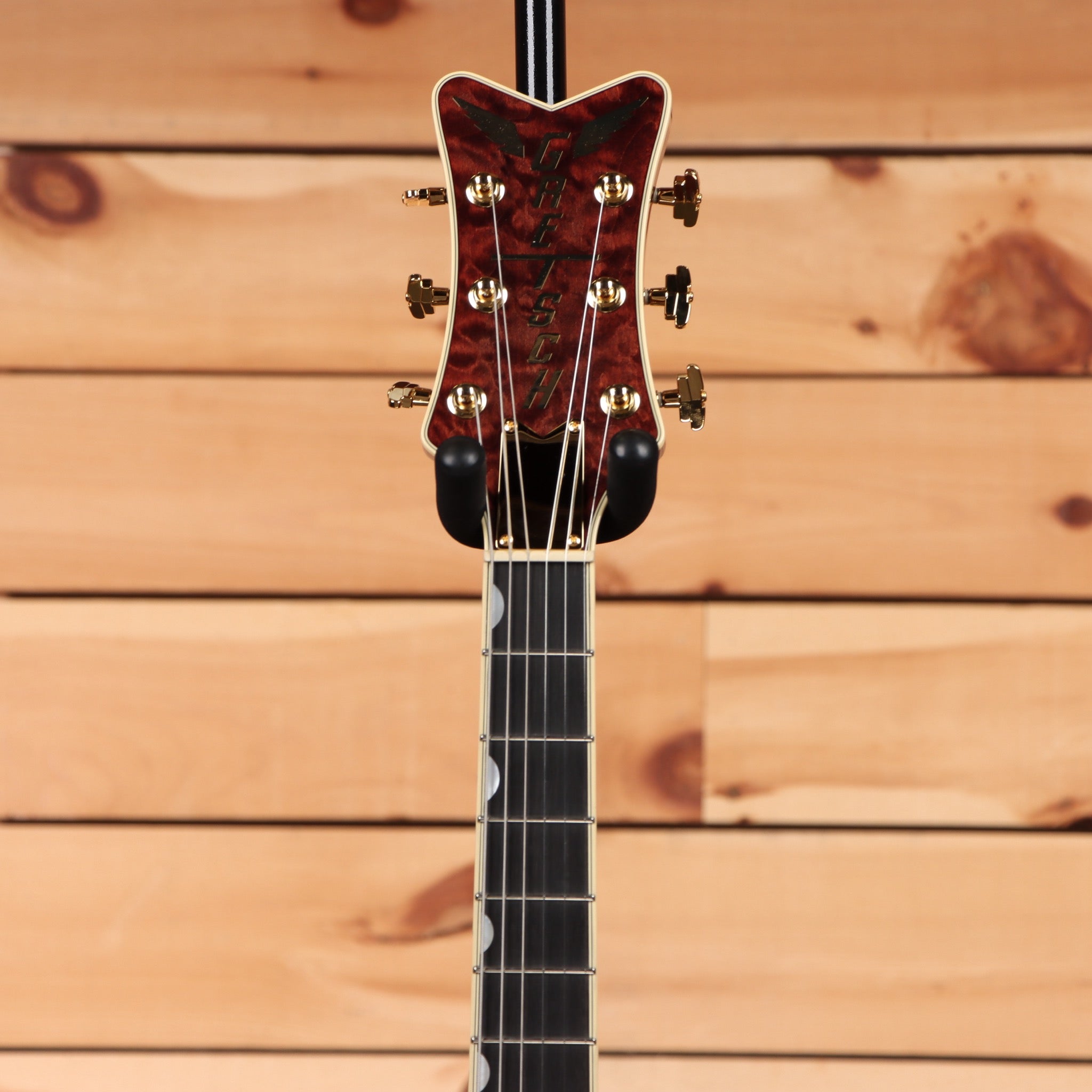 Gretsch Limited Edition Falcon Center Block Jr. semi-hollow electric guitar Roundup Orange Stain with Bigsby tremolo and gold hardware