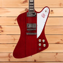 Gibson Firebird Platypus vintage cherry electric guitar with white pickguard and dual humbuckers