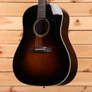 Eastman E20SSTC dreadnought acoustic guitar sunburst finish with white binding and rosewood fretboard